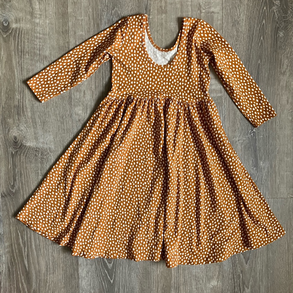 Alice + Ames Chestnut Dot Ballet Dress 🦌 - Picture 4 of 4